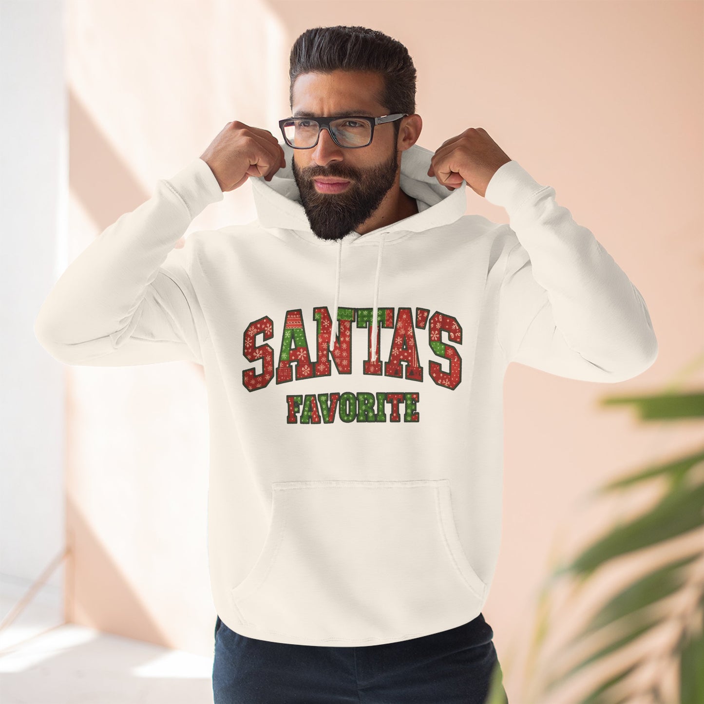 Santa’s Favorite Hoodie — Funny Christmas Holiday Pullover