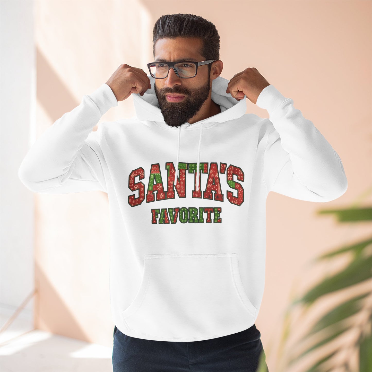 Santa’s Favorite Hoodie — Funny Christmas Holiday Pullover